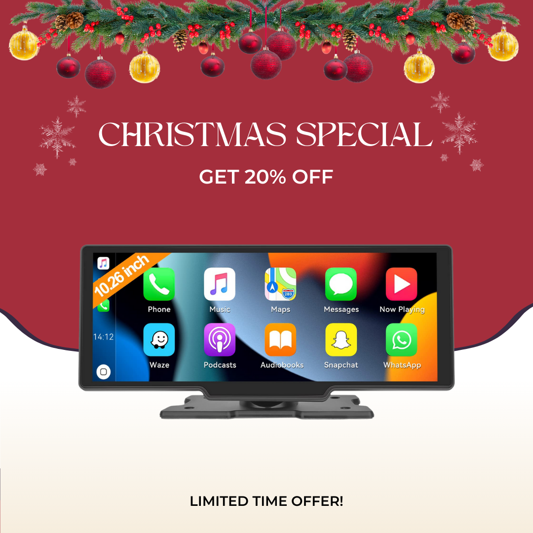 10.26 Inch Wireless Car Screen For CarPlay/Android Auto – Carplay