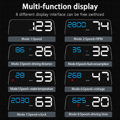 Head Up Display (HUD) For CarPlay And Android Auto Cars