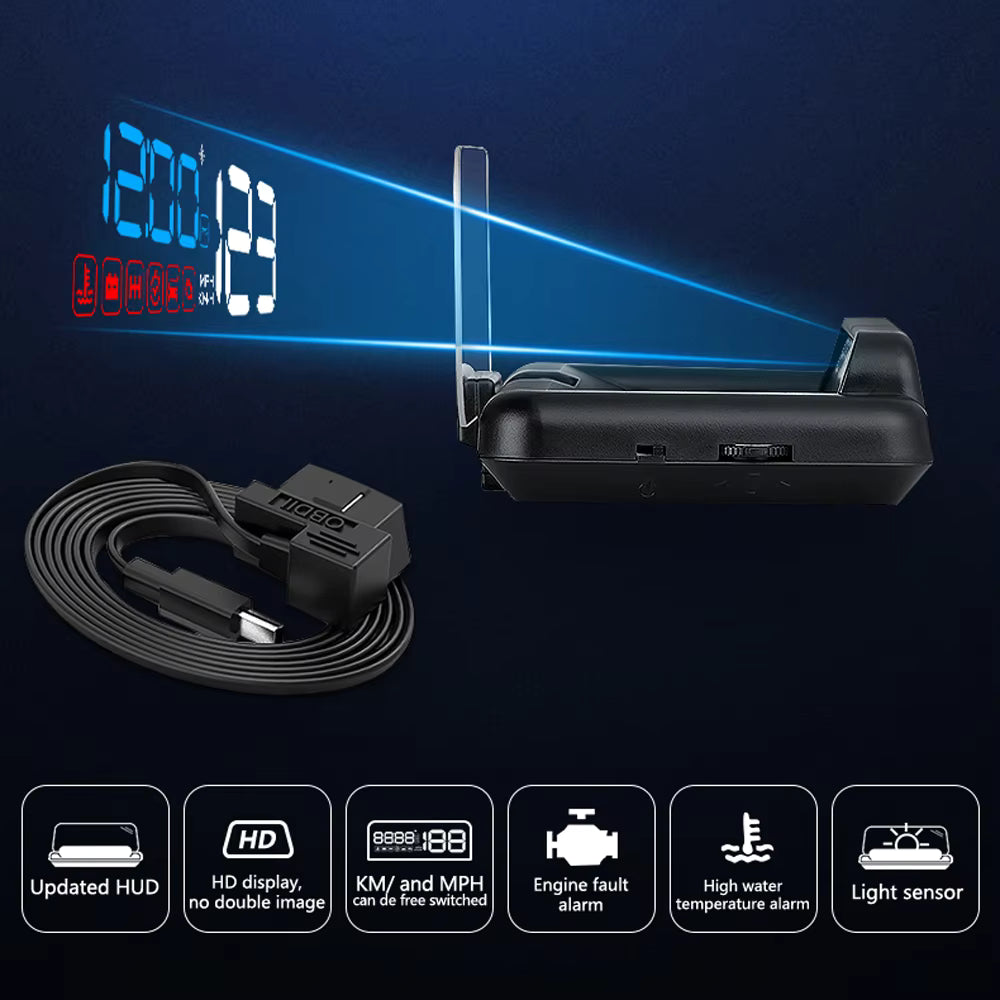 Head Up Display (HUD) For CarPlay And Android Auto Cars