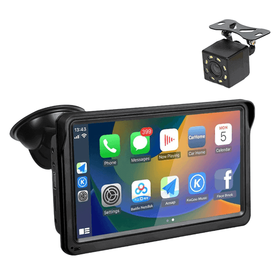 Wireless-CarPlay-Android -Auto-touchscreen-7-inch-with-rear-camera