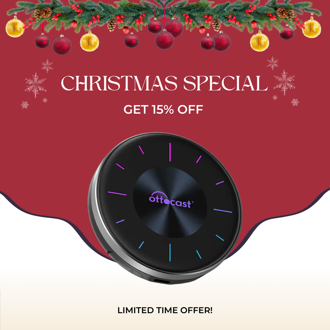 Ottocast Wireless AI Box For CarPlay/Android Auto